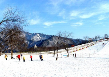 西嶺雪山圖片