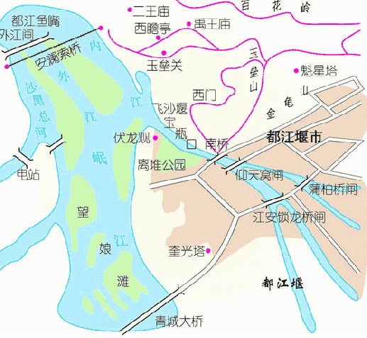 離堆公園地圖